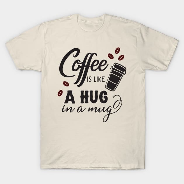 Lettering Art Coffee T-Shirt by Saldi